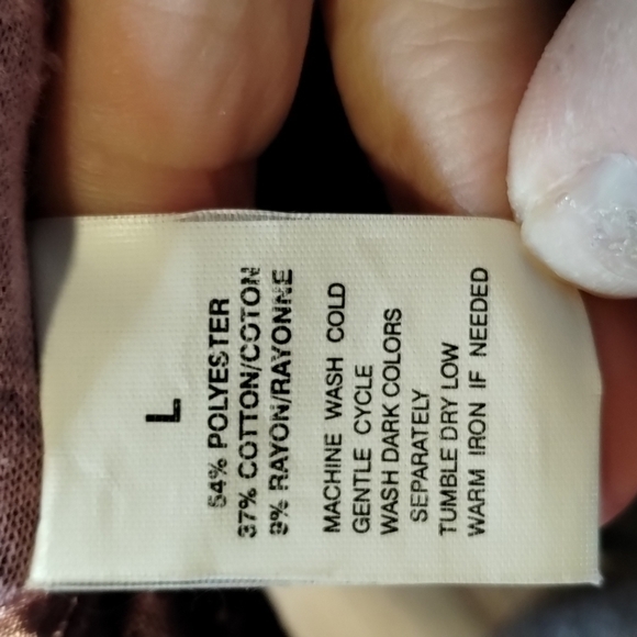 Blast lightweight vest cotton blend Sz L unique cross stitching - Picture 11 of 11